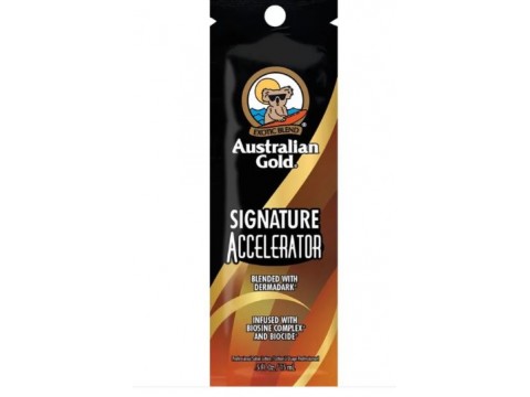 AUSTRALIAN GOLD kremas deginimuisi soliariume, SIGNATURE ACCELERATOR 15 ml.
